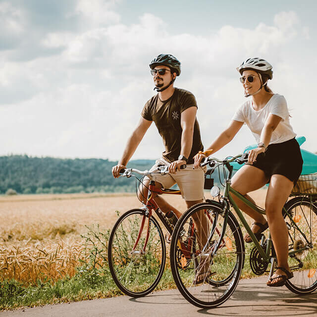 Abbildung der Aktivität Radfahren